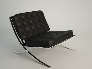 chair barcelona 3D मॉडल