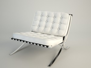chair barcelona 3D Модель