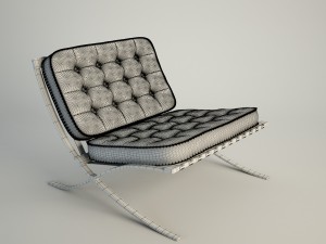 chair barcelona 3D Модель