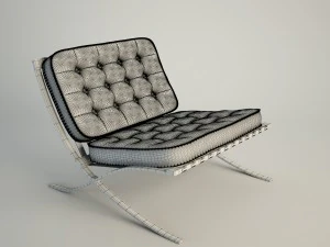 chair barcelona 3D Model