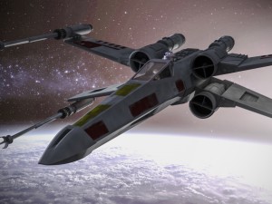 x-wing star wars 3D 모델