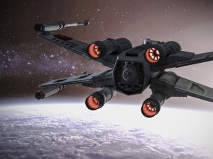 x-wing star wars 3D 모델