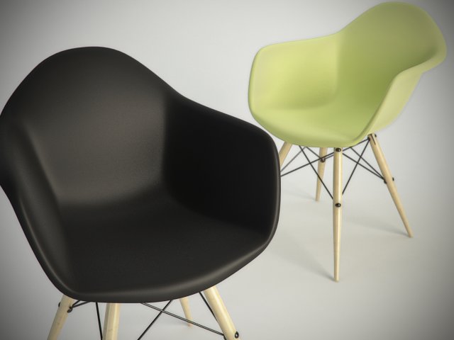 daw chair 3D Модель .c4d .max .obj .3ds .fbx .stl .blend 