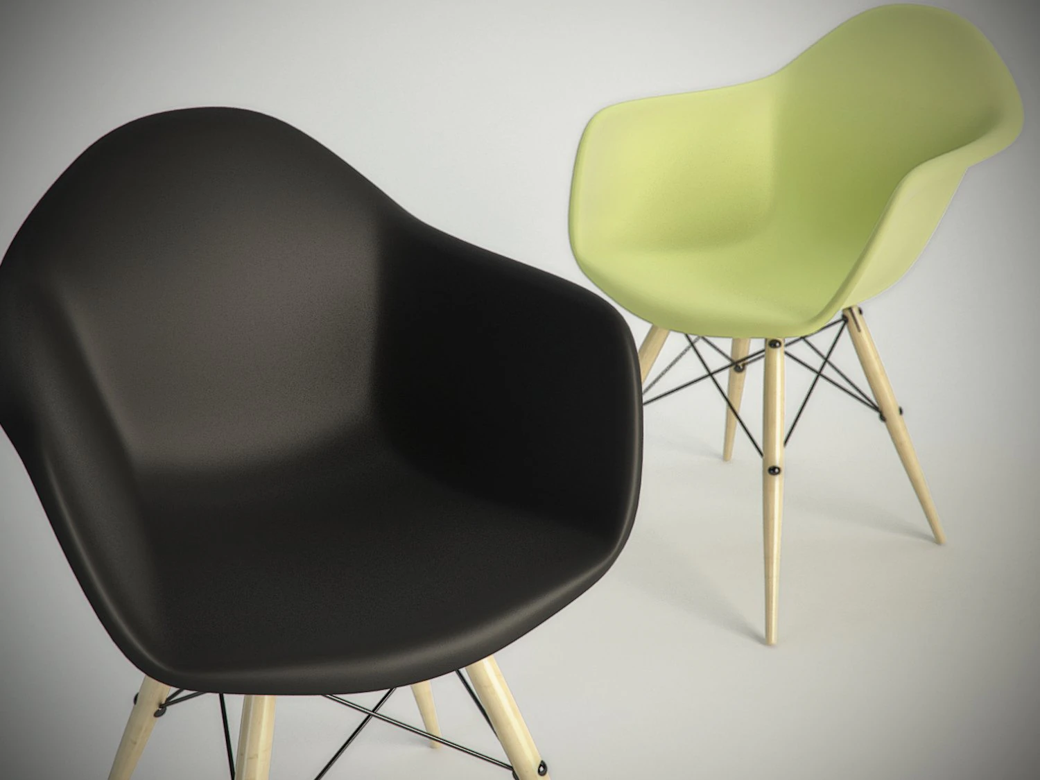 daw chair 3D Model .c4d .max .obj .3ds .fbx .stl .blend 