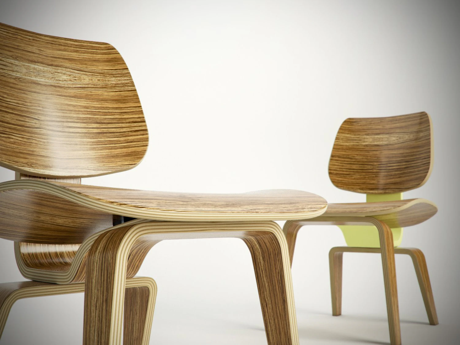 chaise Eames Modèle 3D .c4d .max .obj .3ds .fbx .stl .blend 