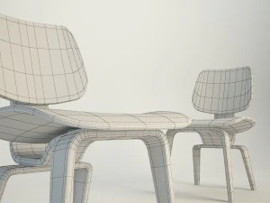 chaise Eames Modèle 3D