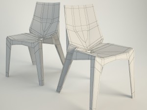 polyxoxo chair Model 3D