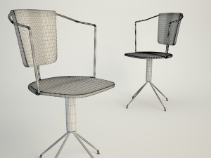 uncino chair Model 3D