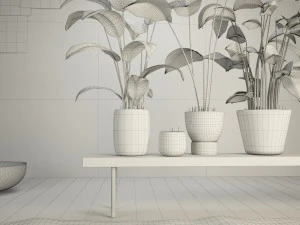 the plants 3D Model