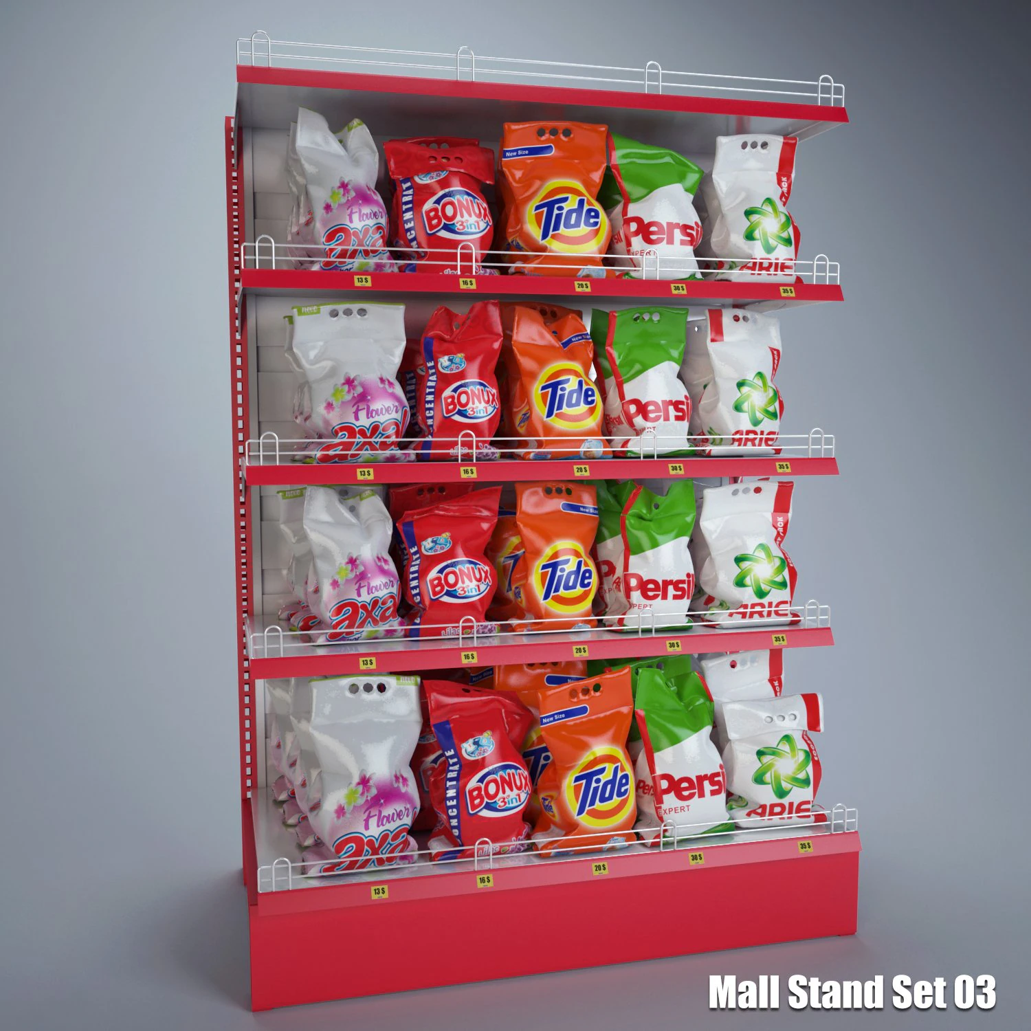 set stand per centro commerciale 03 Modello 3D .c4d .max .obj .3ds .fbx .stl .blend 