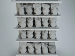 set stand per centro commerciale 03 Modello 3D