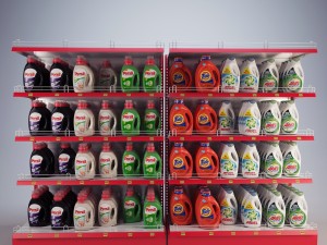 Mall stand set 04 3D Модель