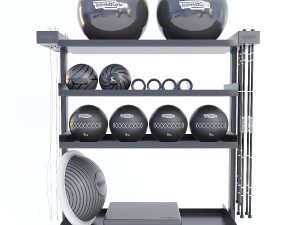 gym gallery 3D Модель
