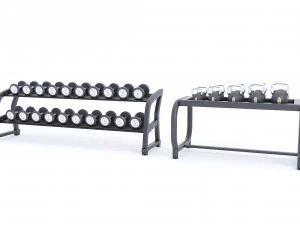 gym gallery 3D Model