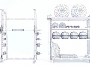 gym gallery 3D Model