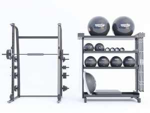 gym gallery 3D Модель