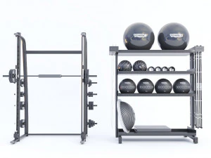 gym gallery 3D Model