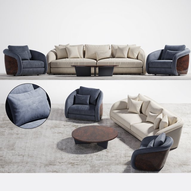 beaumont set 3D 모델 .c4d .max .obj .3ds .fbx .stl .blend 