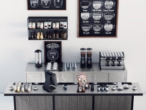 coffee bar 3D Model
