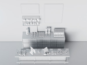 coffee bar Modelo 3D