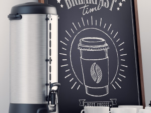 coffee bar Modelo 3D