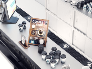 coffee bar Modelo 3D