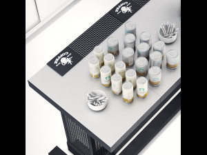 coffee bar Modelo 3D