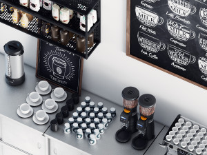 coffee bar Modelo 3D