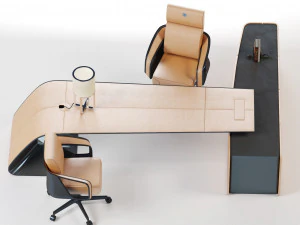 ettore grand bureau 3D Model