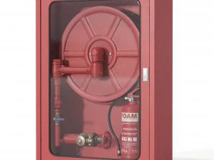 Fire Extinguishers Set 3D Model