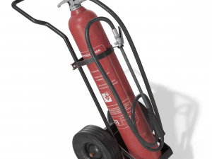 Fire Extinguishers Set 3D Model