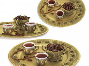 Arabian Accessories Set 3D Model