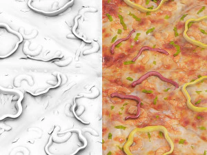 Italian Pizza Set 3D Model