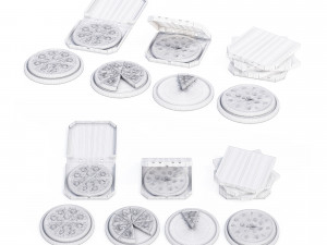 Italian Pizza Set 3D मॉडल