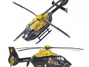 Airbus Helicopter H135 POLICE 3D Model