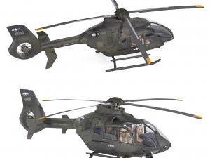 Airbus Helicopter H135 Military 3D Model