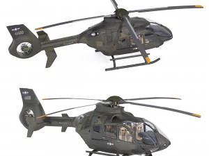Airbus Helicopter H135 Military 3D Model