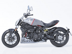 Realistic XDiavel Black Star Modello 3D