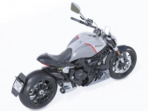 Realistic XDiavel Black Star Modello 3D