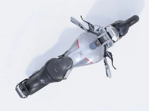 Realistic XDiavel Black Star 3D Model