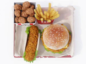 Realistic 3D KFS MEAL 3D Model