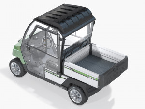 Yamaha Golf Cart UMAX CAB 3D Model