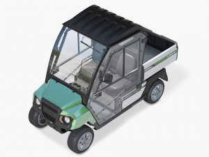 Yamaha Golf Cart UMAX CAB 3D Model