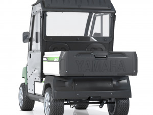 Yamaha Golf Cart UMAX CAB 3D Model