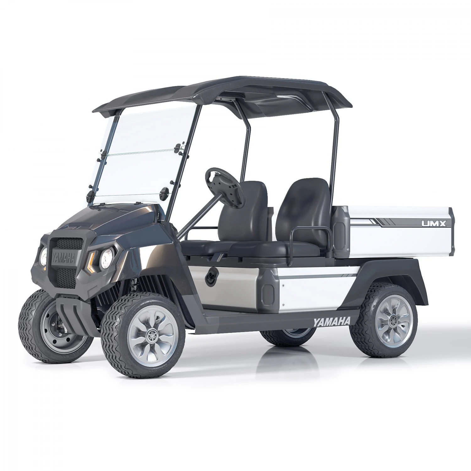Yamaha Golf Cart UMAX 3D Model .c4d .max .obj .3ds .fbx .stl .blend 