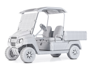 Yamaha Golf Cart UMAX Modello 3D