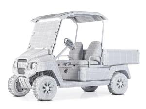 Yamaha Golf Cart UMAX 3D Model