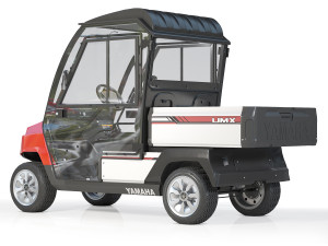 Yamaha Golf Cart UMAX CAB Red Modelo 3D