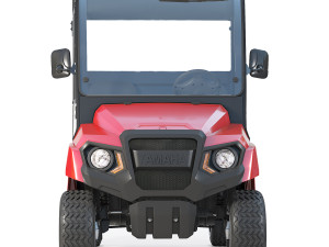 Yamaha Golf Cart UMAX CAB Red Modelo 3D