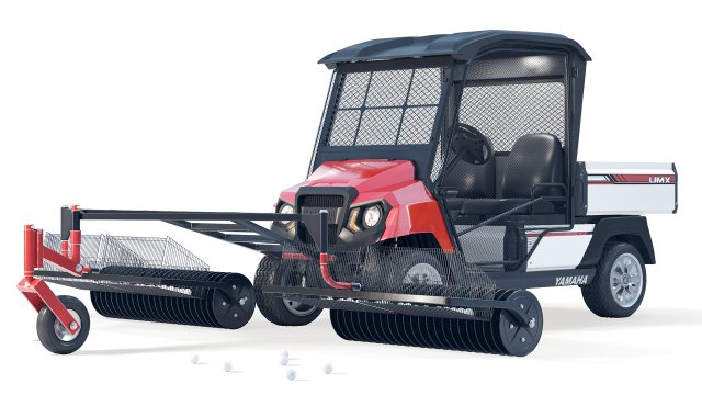 Yamaha UMAX Range Picker 3D 모델 .c4d .max .obj .3ds .fbx .stl .blend 